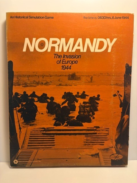 Normandy: Invasion of Europe 1944, SPI Flatbox, Punched Normandy: Invasion of Europe 1944, SPI Flatbox, Punched