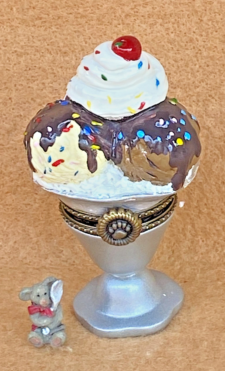 Boyds Bears 2012 Sprinkle’s Sundae with Scoop McNibble NIB 1E/970