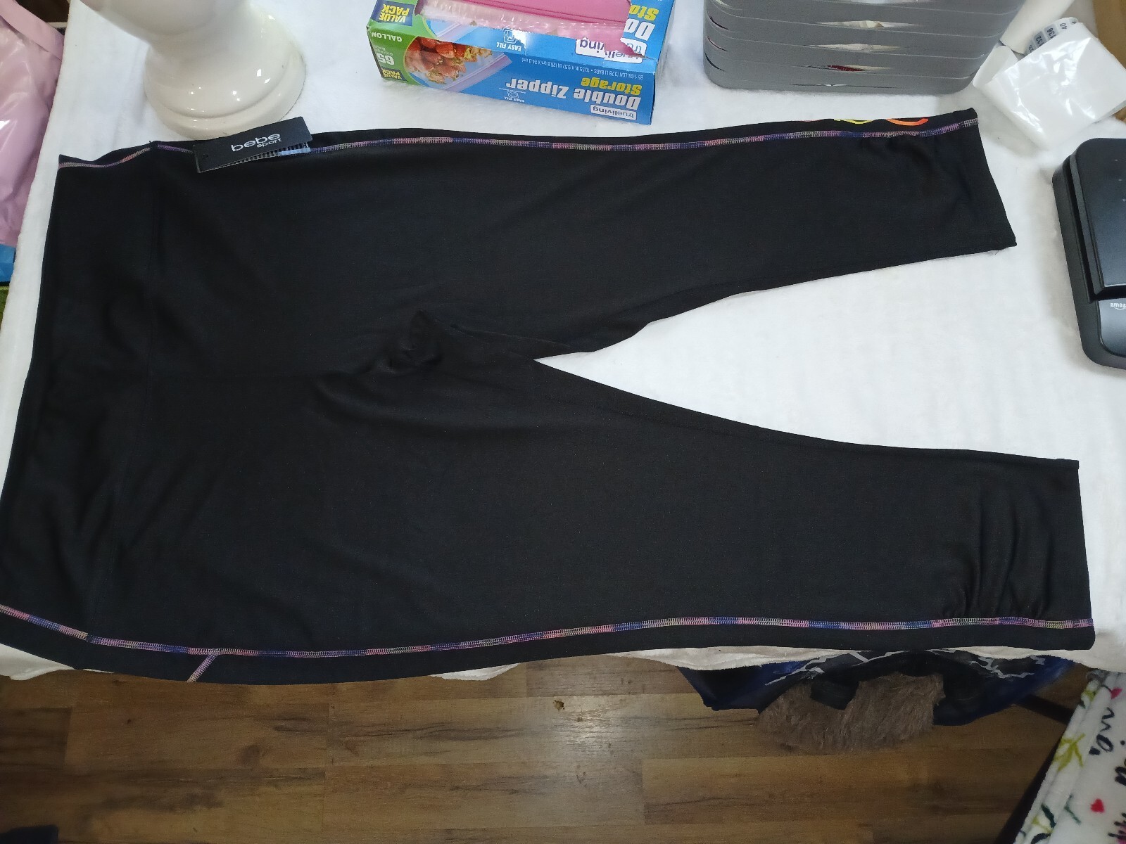 Bebe sport black capris