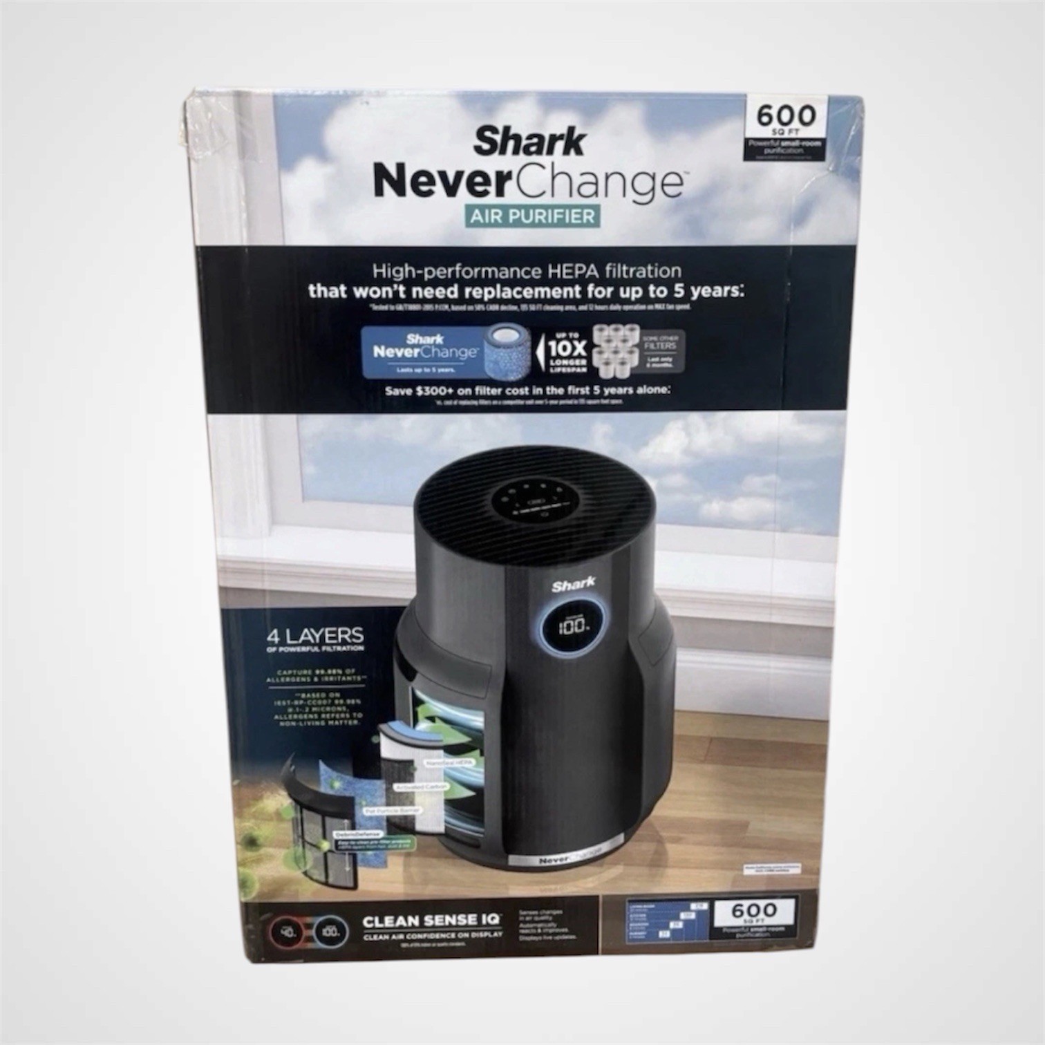 Brand New Shark NeverChange Air Purifier HP152