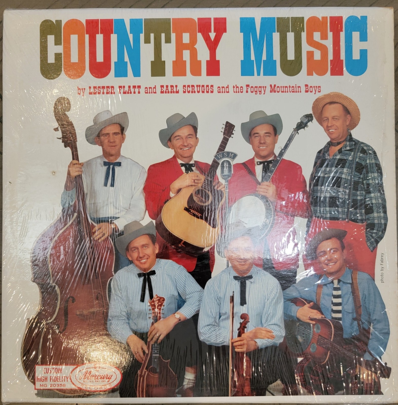 Lester Flatt/Earl Scruggs/Foggy Mountain Boys•Country Music•MG20358•Mercury58•VG