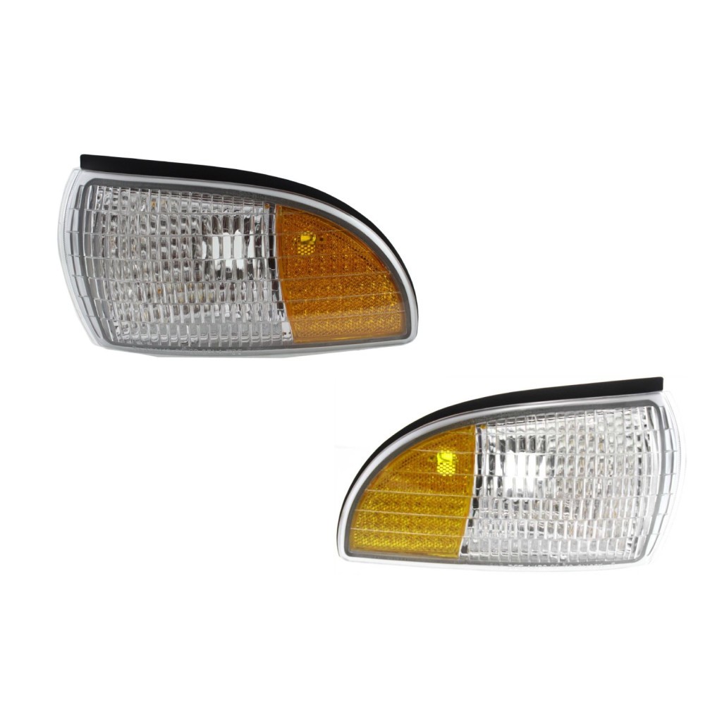 For Buick Roadmaster 1991-1996 Side Marker Lights Driver And Passenger Side Pair