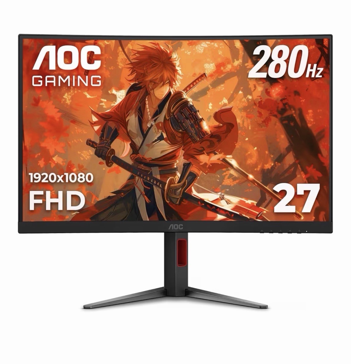 27 Inch Curved Gaming Monitor FHD 280Hz VA 0.3ms HDR, C27G4ZH