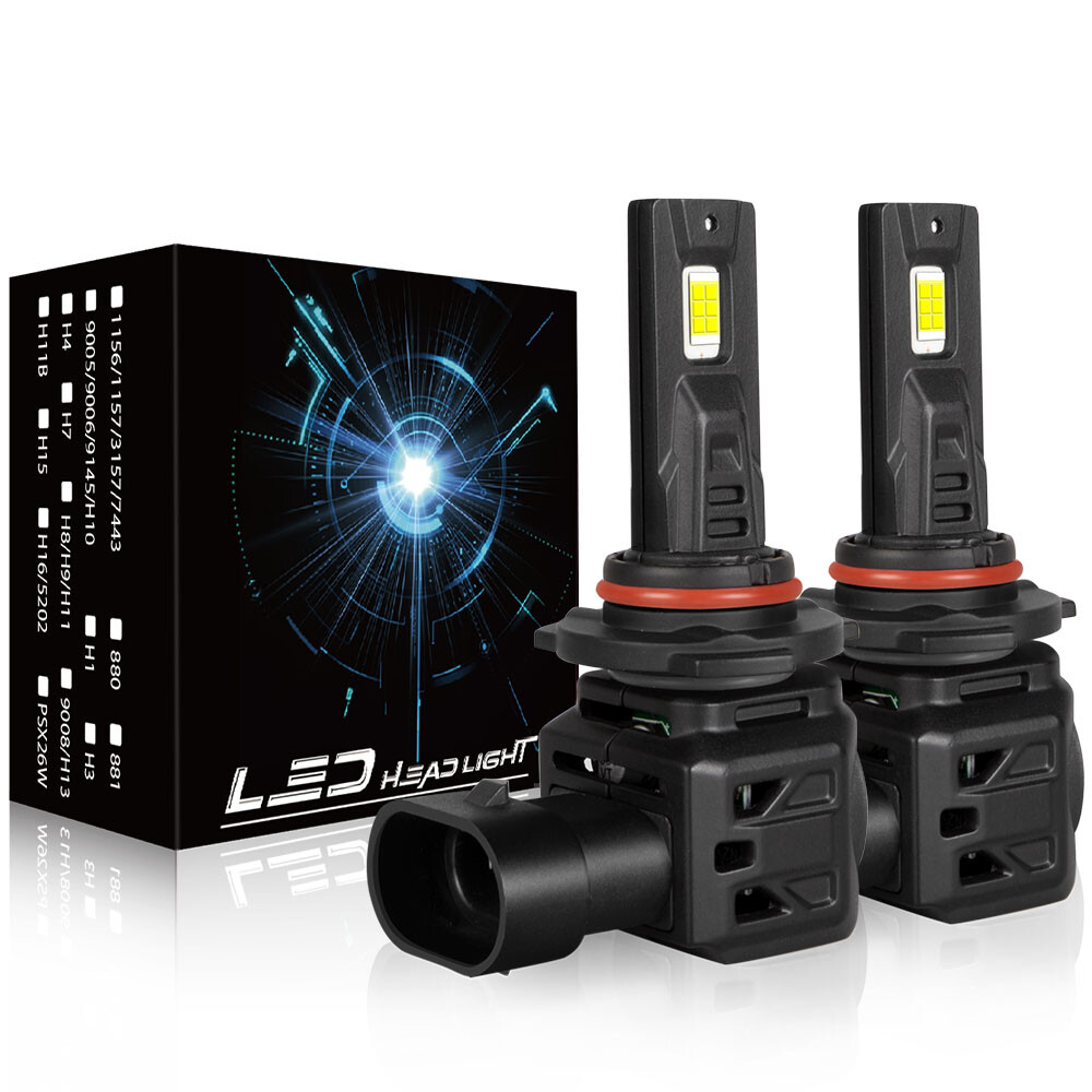 Bombillos LED Focos Para Auto Carro 9005 HB3 Luz De coche faros Delanteros 2PCS