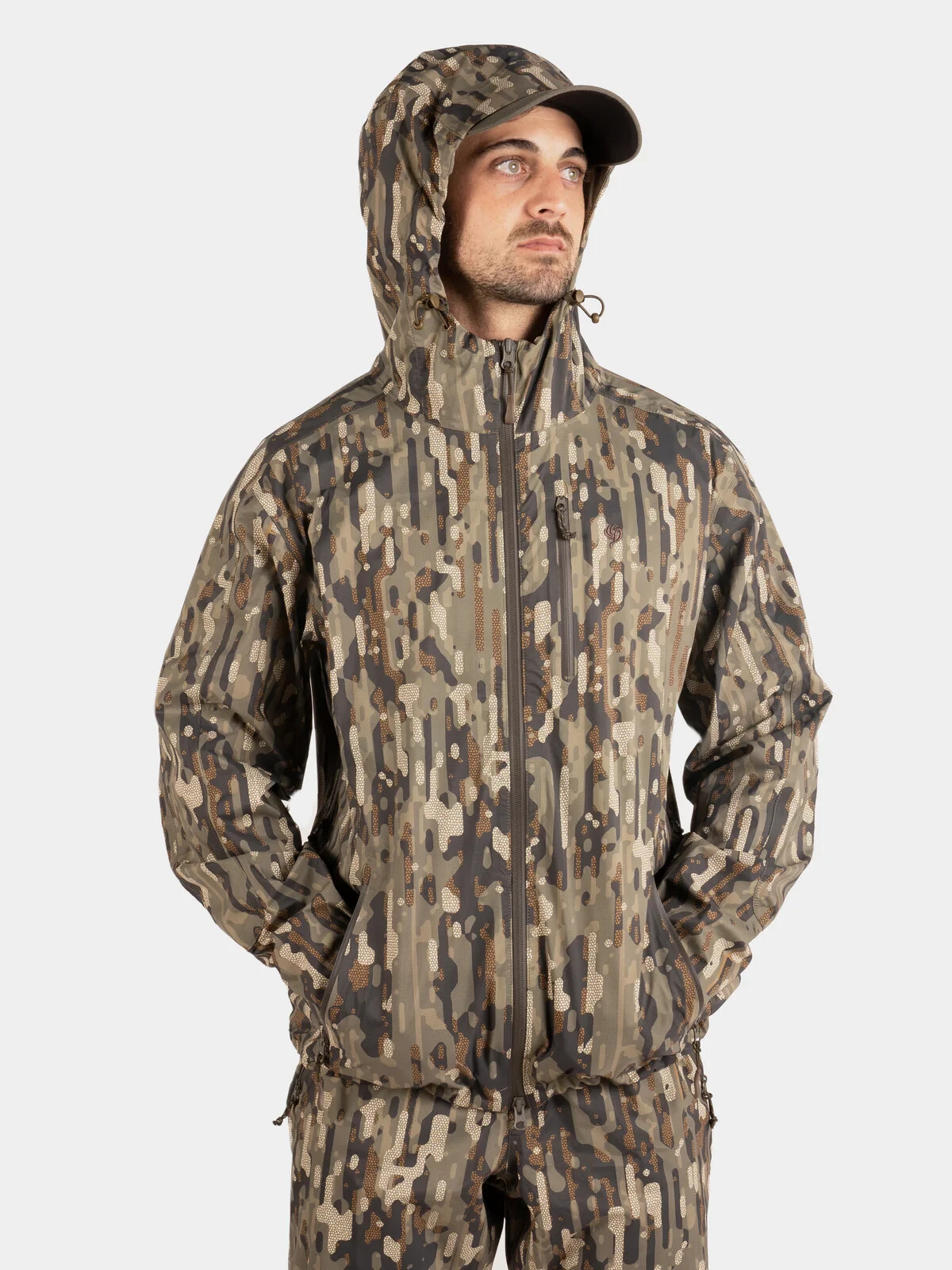 🧡*NWT* Duck Camp 3L Ultralight Rain Jacket Men\'s Size XL Woodland MSRP$229🧡