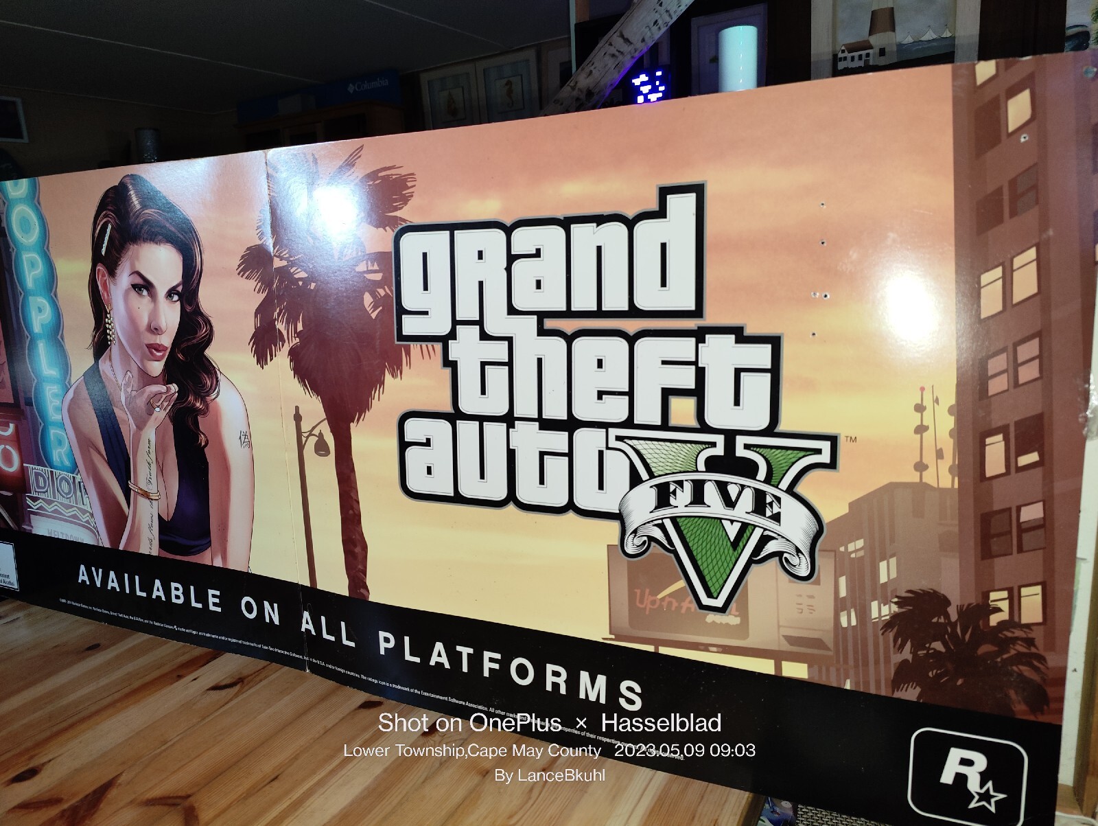 GTA 5 ORIGINAL Store Banner- HUGE (4.5 Ft Long) & VERY RARE (Only One On EBay)