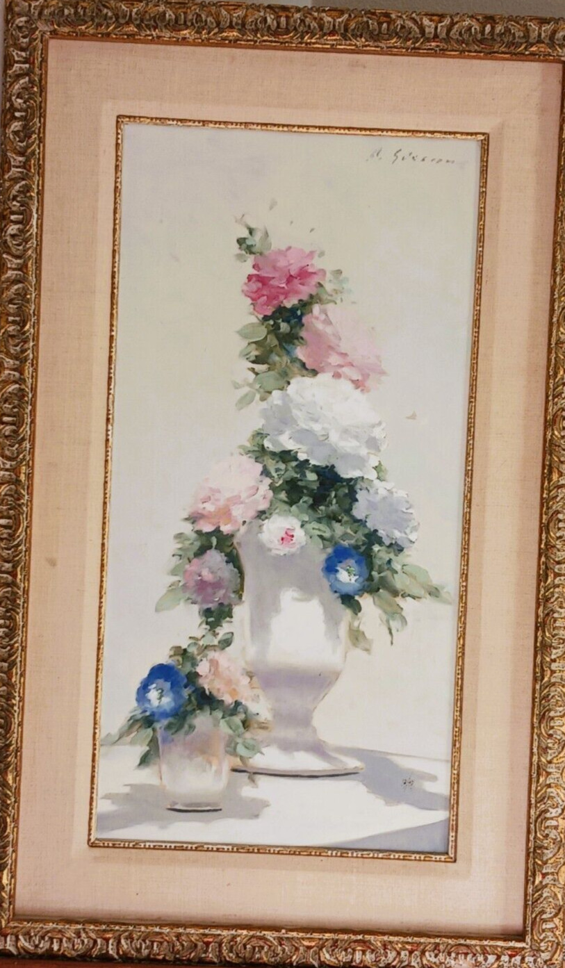 Vintage Andre Gisson (1921-2003)  oil painting impressionist classical style