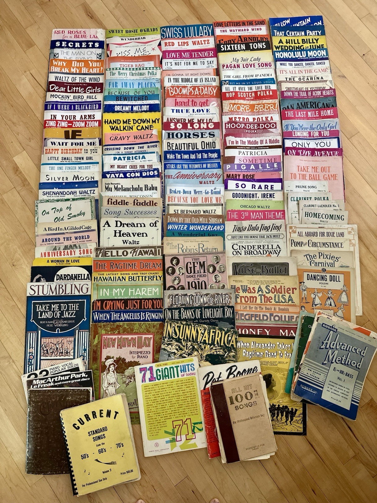 Lot / 145 Vintage Antique Sheet Music Musicals Waltz Polka Ukelele Pre Post 1920