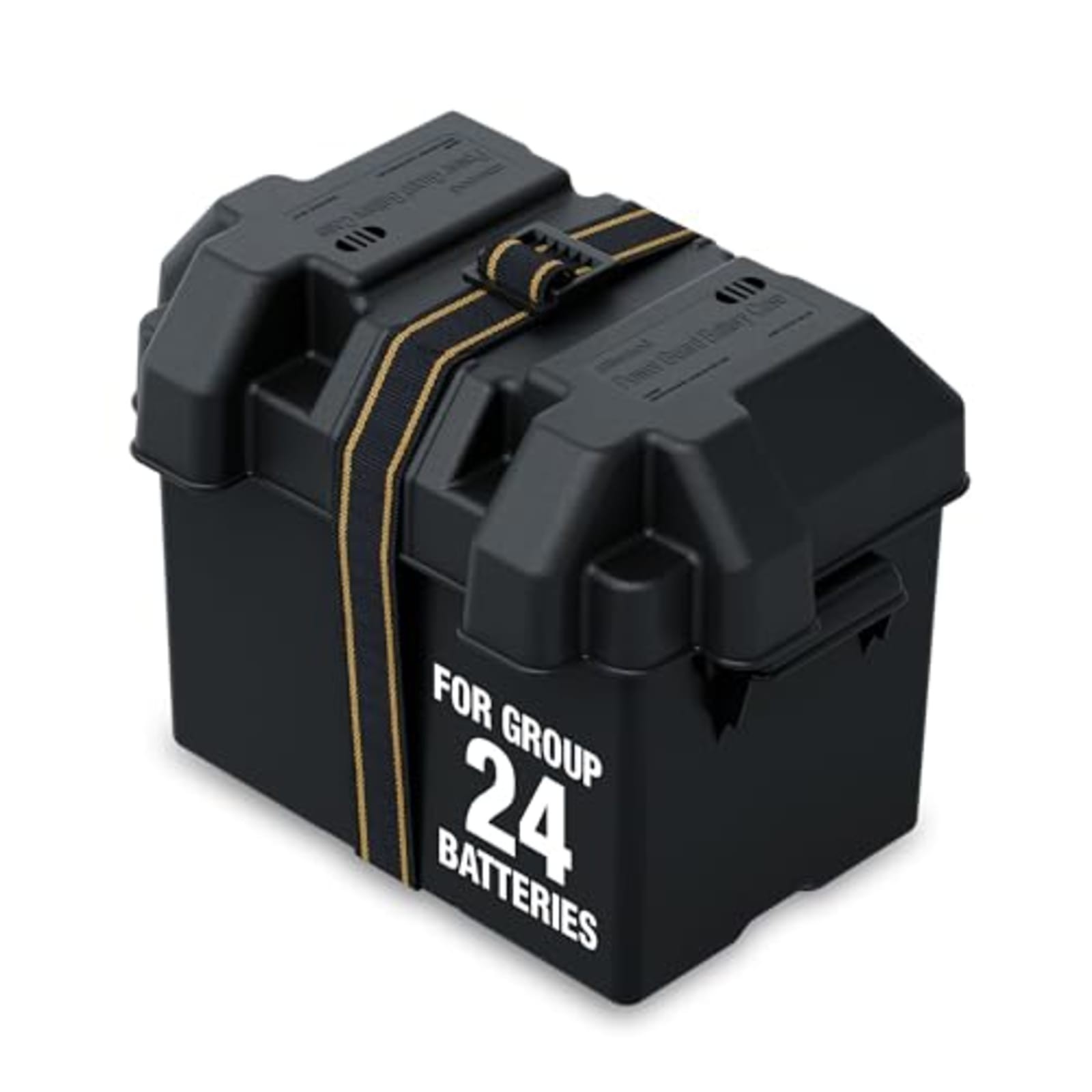 Attwood PowerGuard 24 Vented Marine Battery Box for Group 24 Batteries Black Attwood PowerGuard 24 Vented Marine Battery Box for Group 24 Batteries Black