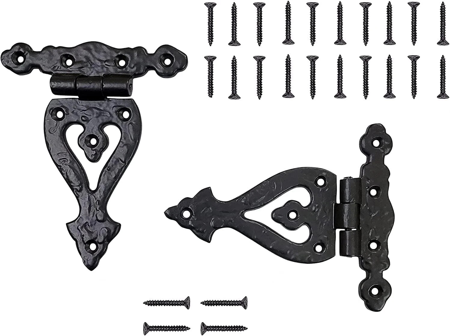 Alleluia Antique Cast Iron Vintage Heavy Duty T Hinges (5.3\