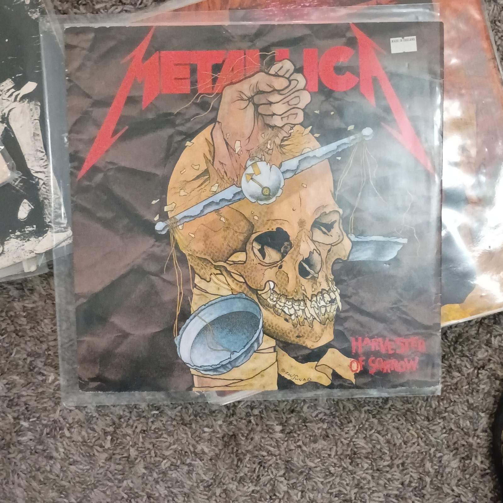 Metallica Harvester of Sorrow EP Vertigo 12\