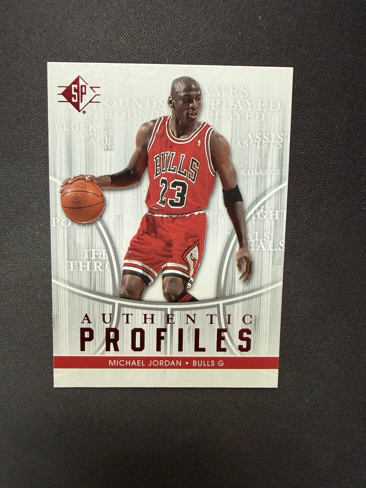2008-09 SP Authentic Profiles Michael Jordan #AP-10 HOF