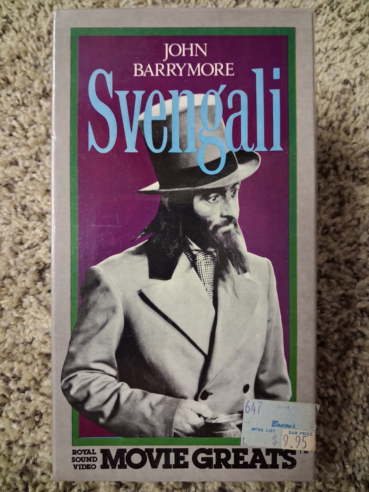 Svengali (1931)  New VHS - Royal Sound Video release - John Barrymore 