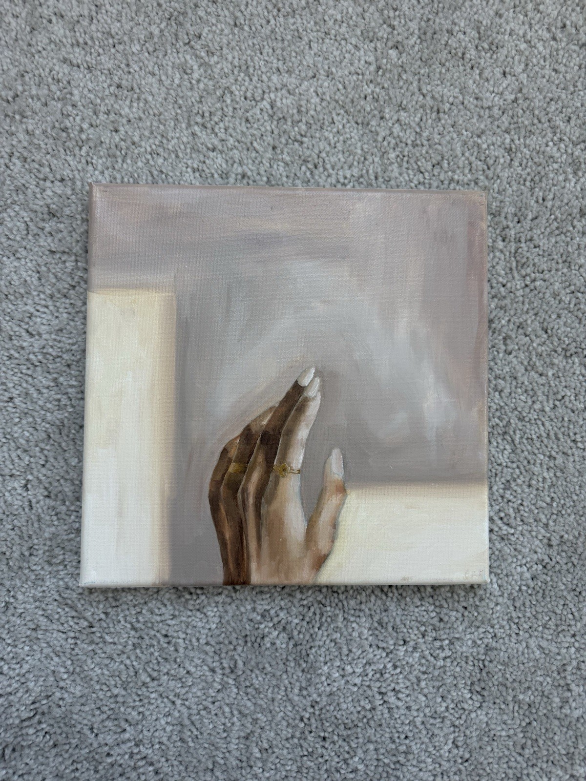Hand Study Oil Painting Original Artwork Hand Study Oil Painting Original Artwork