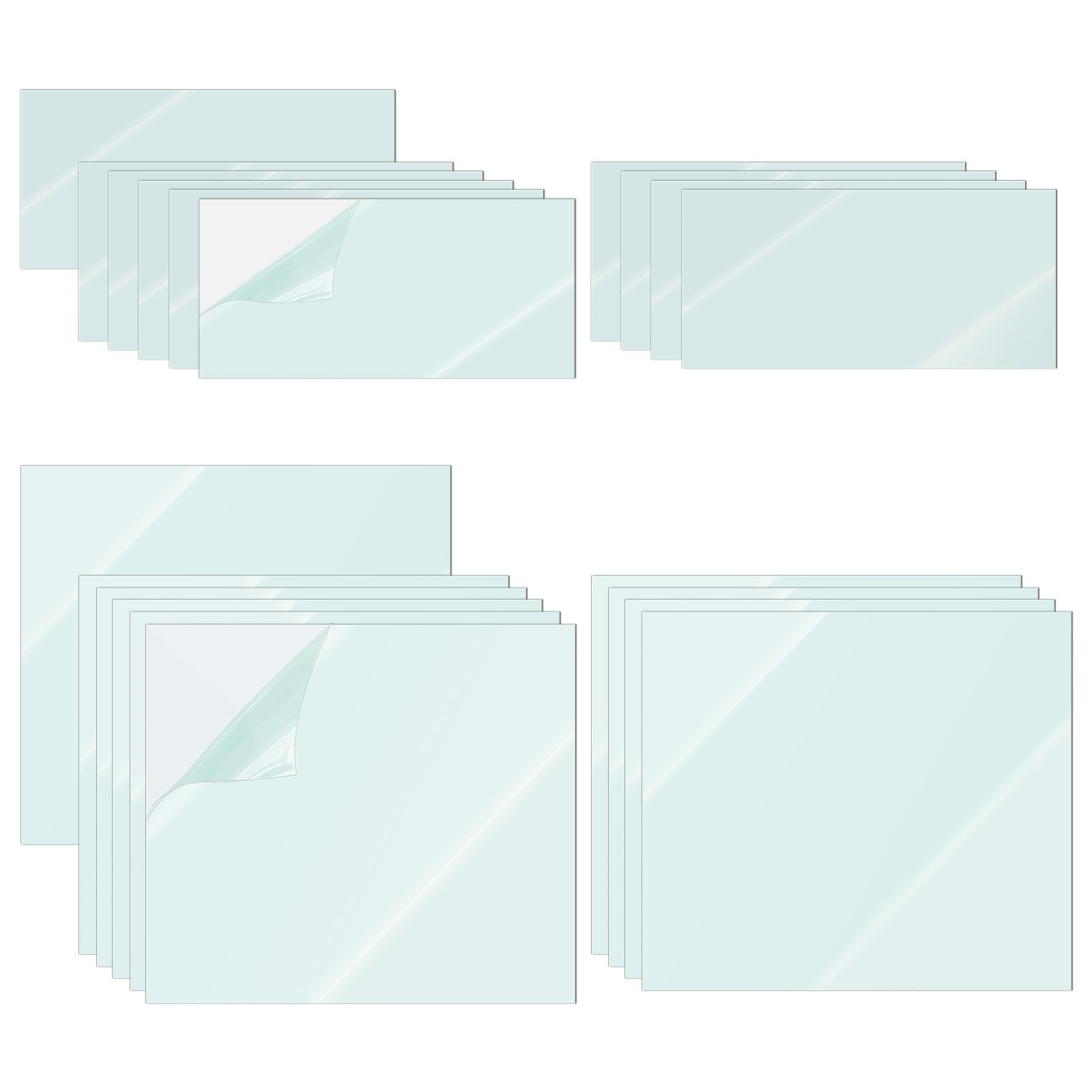 20 Pcs 770237/231921 Replacement Lens Sets Compatible with Miller Electric We...