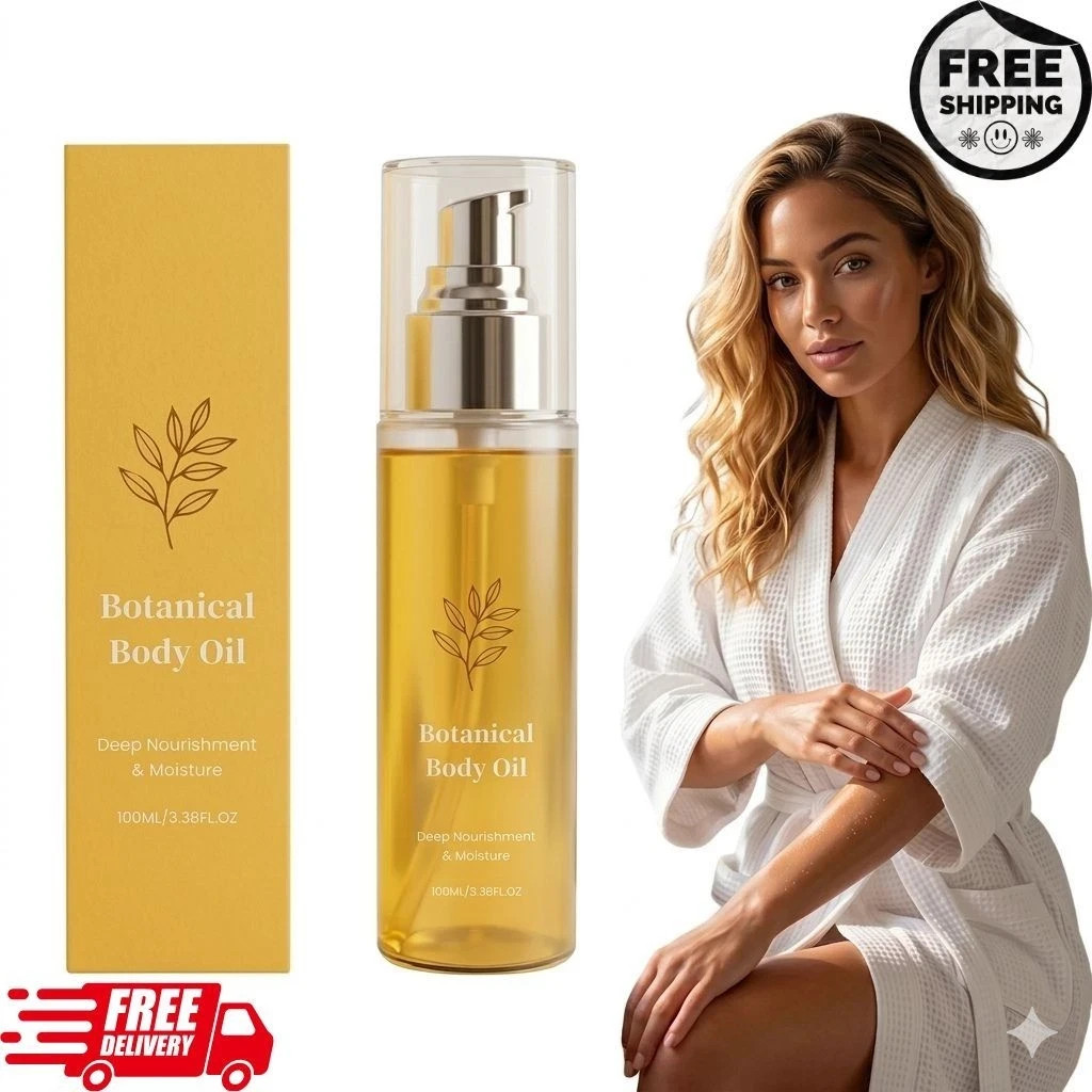 Evora Botanical Body Oil Hydrating Firming Moisturizer For Crepey Dry Skin Care