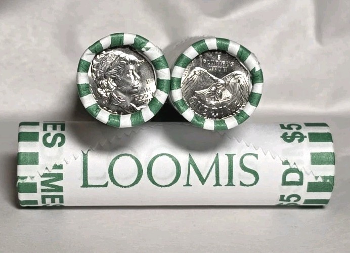2026 P Emerging Liberty Dime OBW Bank Wrapped Roll $5 FV 50 BU SemiQ Ships Free