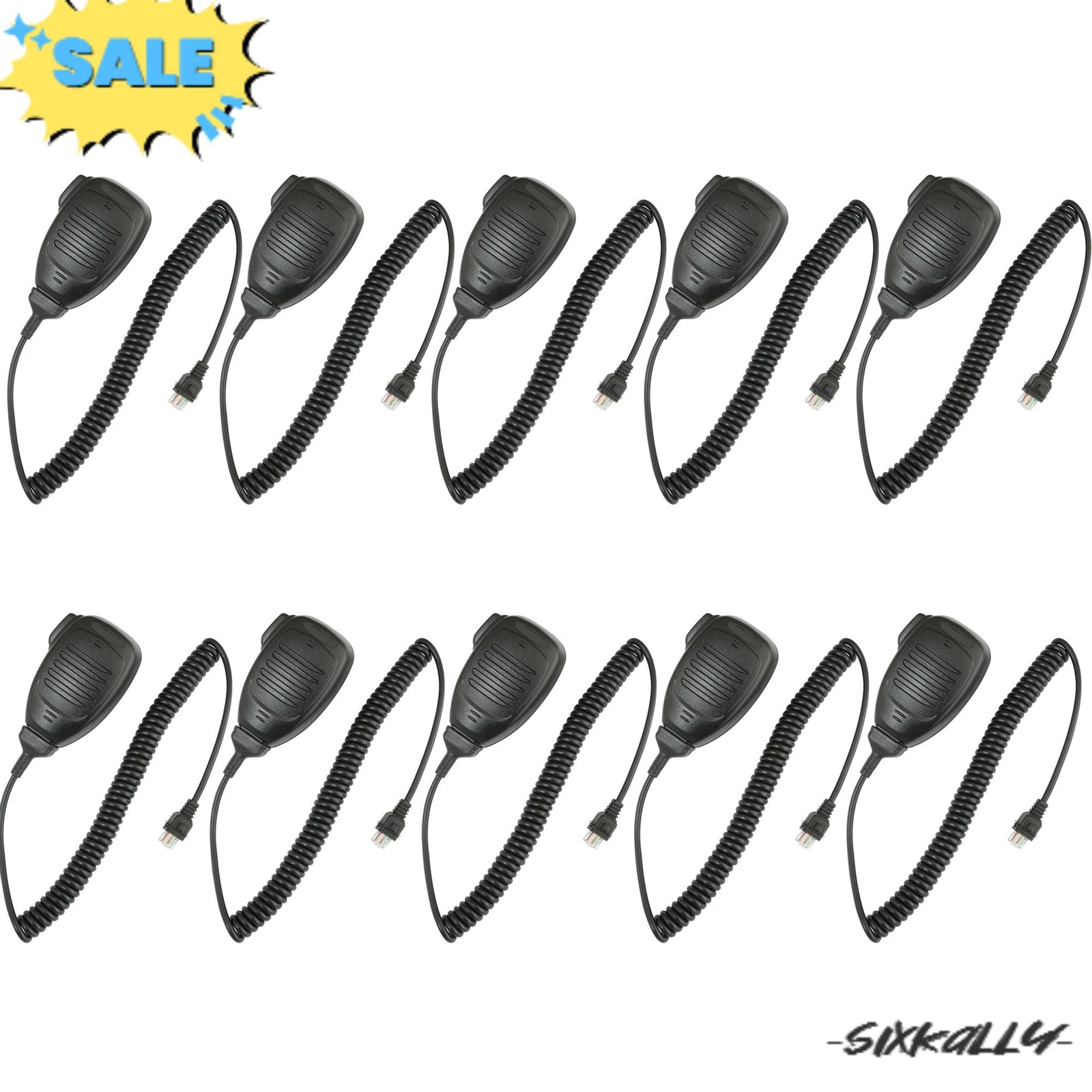 10x KMC-35 Mic 8 Pin Speaker for TK-868 TK-880 TK-850 TK-860 TK-830 TK-808