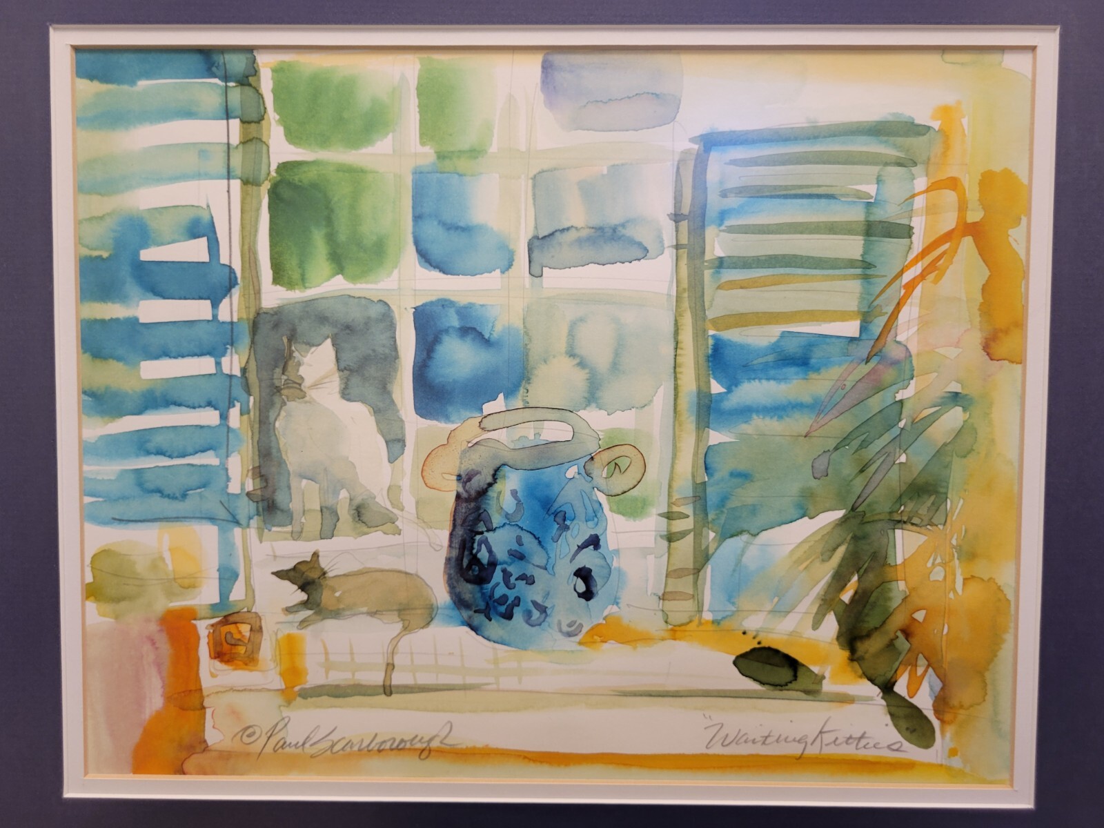 A very fine Original Paul T Scarborough Watercolor Painting \