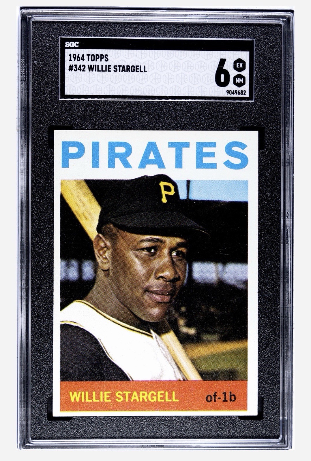 1964 Topps - Willie Stargell #342 Pittsburgh Pirates SGC 6 Graded