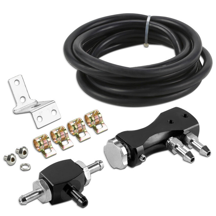 Black Adjustable Manual Turbo/Turbocharger Boost Controller 1-30 Psi Actuator