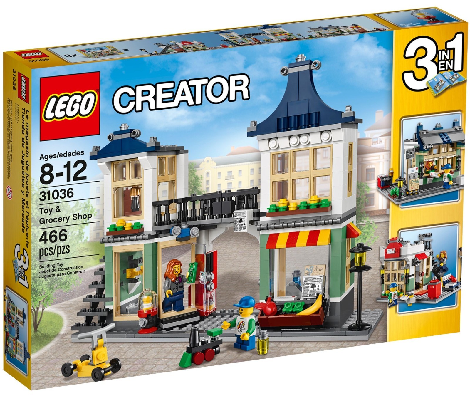 LEGO 31036 - Creator - 3 in 1 - Toy & Grocery Shop - New without Box LEGO 31036 - Creator - 3 in 1 - Toy & Grocery Shop - New without Box