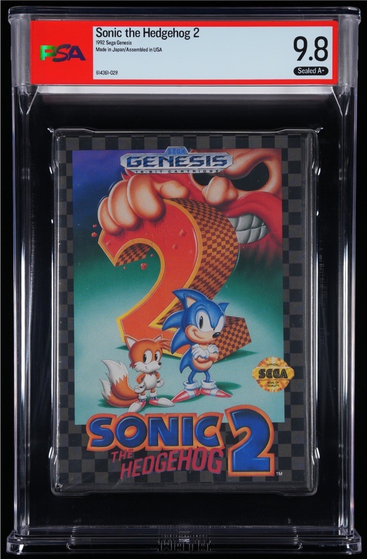 Sonic the Hedgehog 2 (SEGA Genesis, 1992) PSA 9.8 A+ Factory Sealed Nintendo CGC