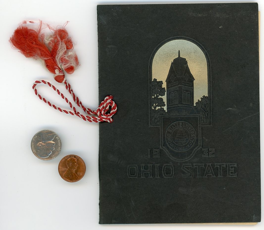 Vintage 1932 OHIO STATE Commencement Graduation program.  30 pages
