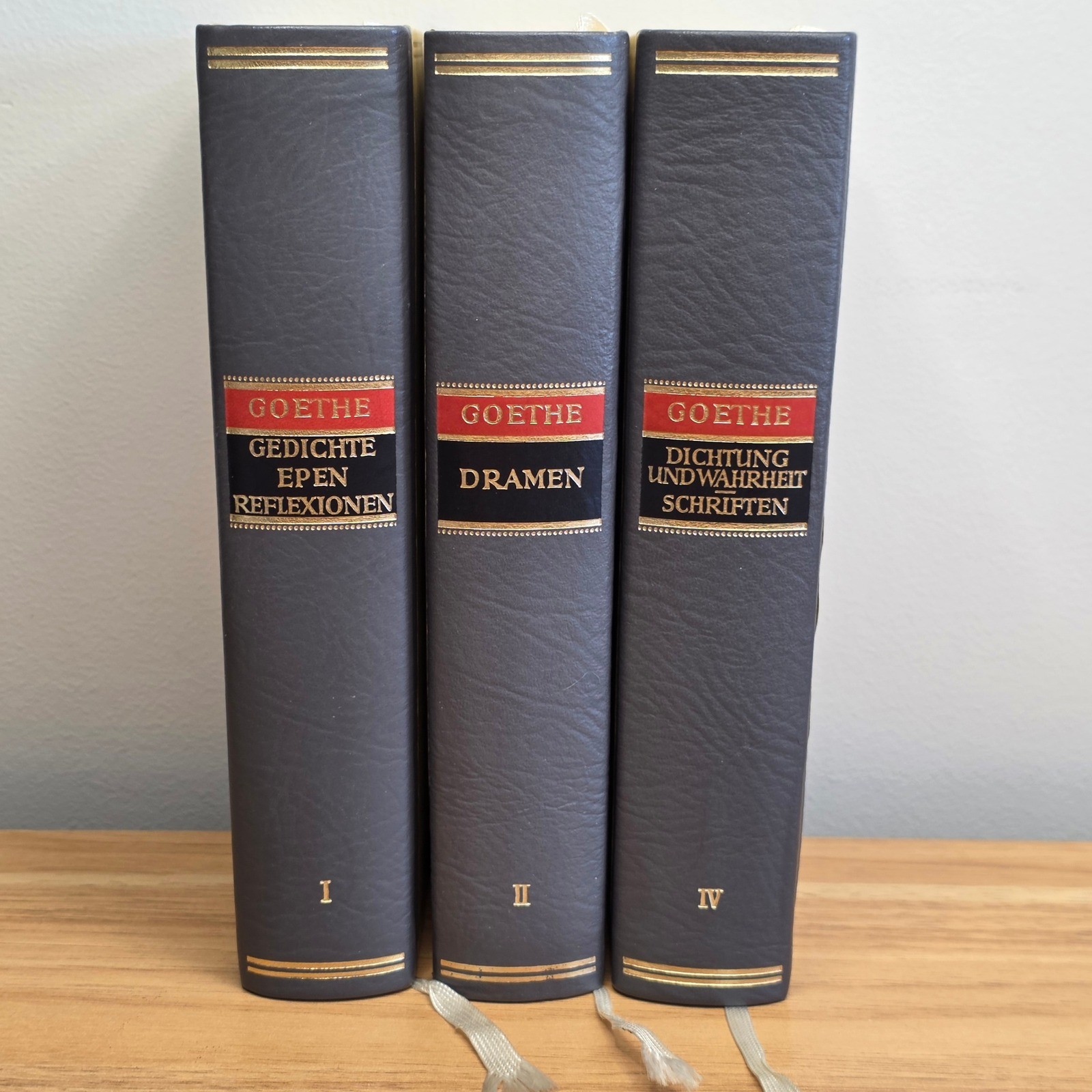 Goethes Werke Three Volume Set German Poetry Drama Writings Published 1963