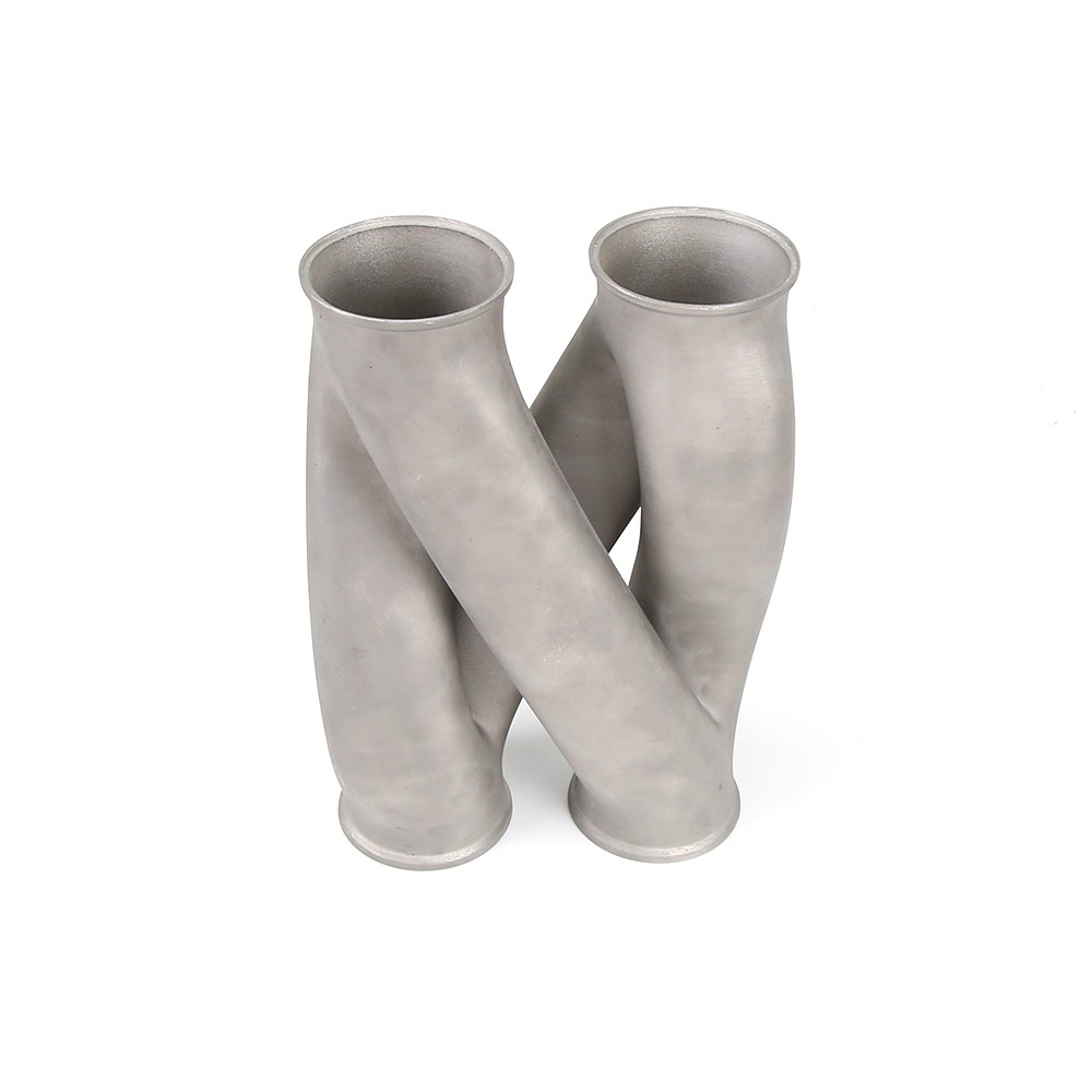 KYOSTAR Silver Stainless Steel Z Pipe 3D 3inches Exhaust System Universal NEW