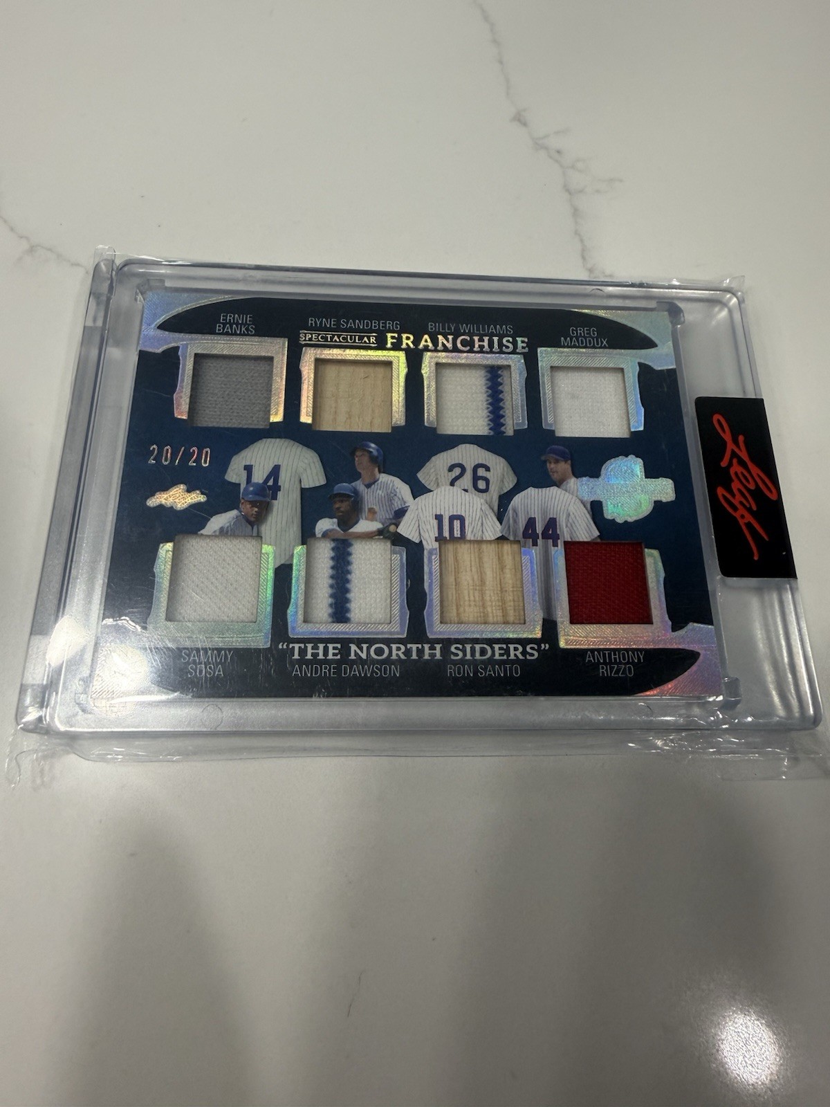 2025 Leaf Spectacular Cubs Franchise  Banks/Sanberg/Williams/Maddux/Sosa/Dawson