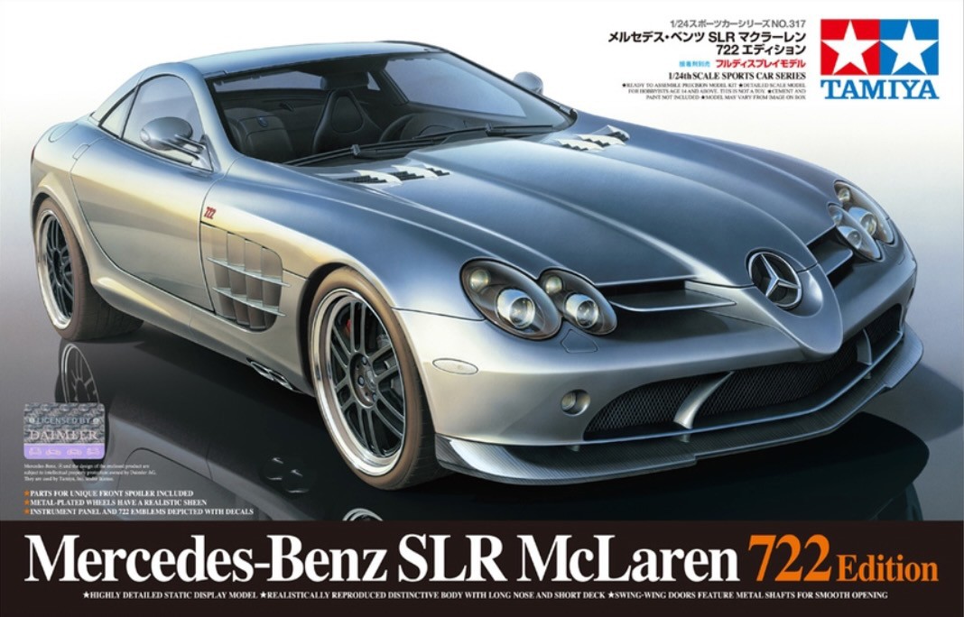 Tamiya 24317 Mercedes-Benz SLR 722 1/24 Scale Plastic Model Kit