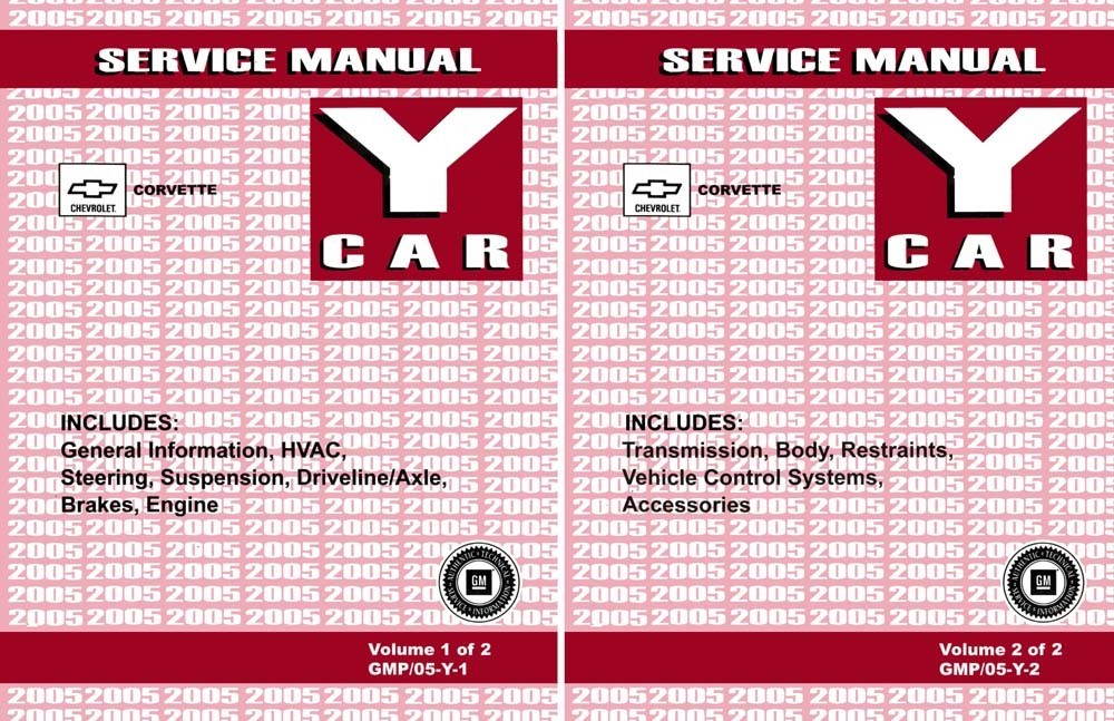 2005 Chevrolet Corvette Factory Shop Service Manual 2005 Chevrolet Corvette Factory Shop Service Manual