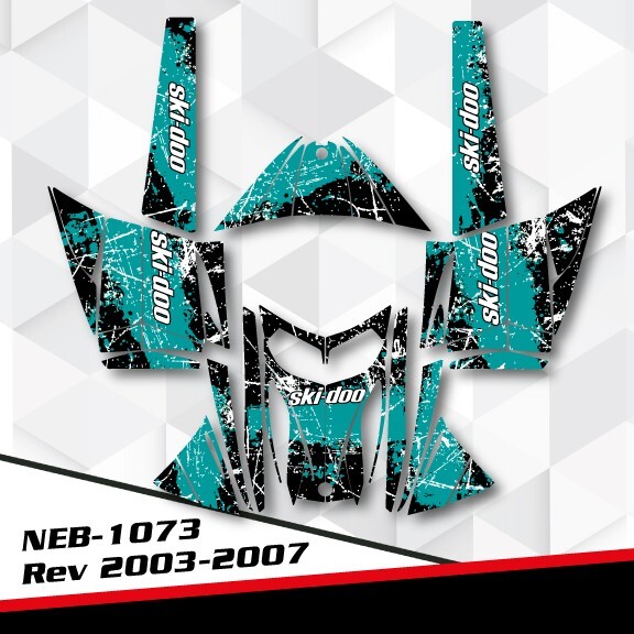 WRAP KIT FOR SKI DOO REV MXZ SUMMIT GSX GTX EXPEDITION 2003 to 2007 NEB-1073