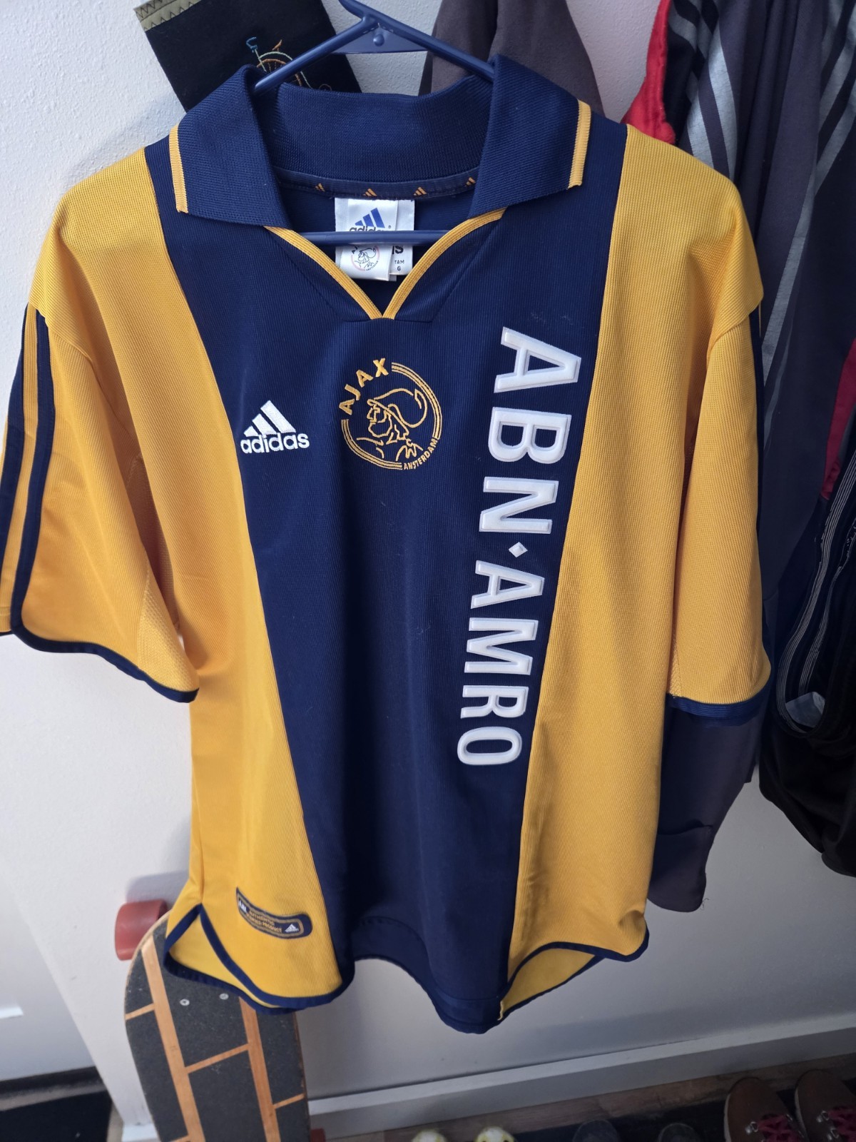 Ajax Amsterdam Away Retro Vintage Football Shirt Home Jersey, Size L Ajax Amsterdam Away Retro Vintage Football Shirt Home Jersey, Size L