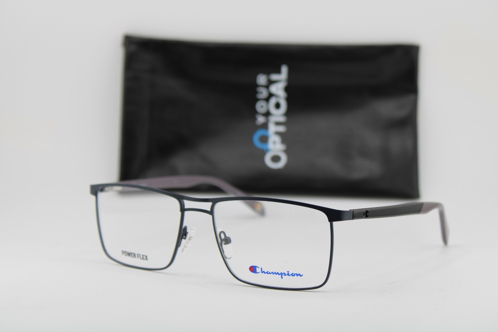 NEW CHAMPION SMOOTH C03 BLUE PINK GUNMETAL FLEX AUTHENTIC EYEGLASSES 56-16