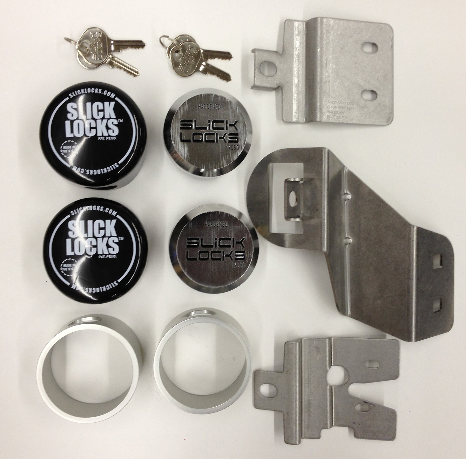Slick Locks GM-FVK-SLIDE-TK Chevy Express / GMC Savana Sliding Door Turn Key Kit