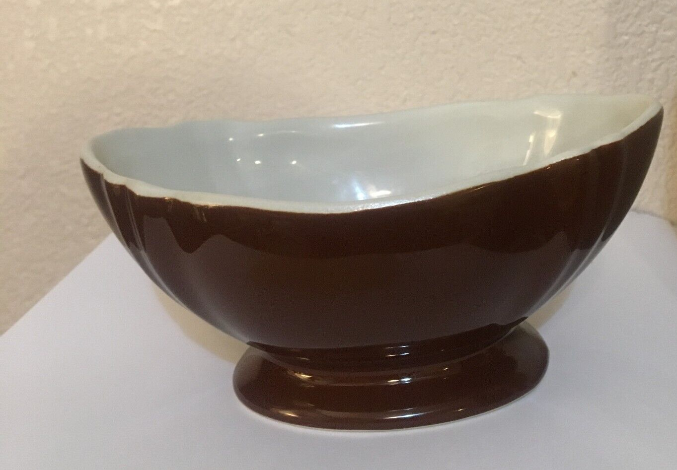 1940 Vintage Hall Pottery Stone Bowl #336 1940 Vintage Hall Pottery Stone Bowl #336