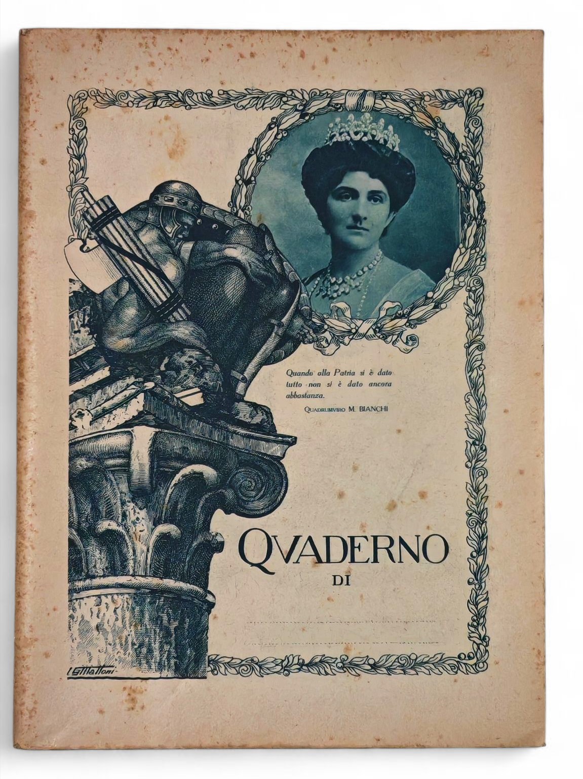 Italian School Notebook Fascist - Quaderno Balilla Ventennio Fascista ONB - MVSN