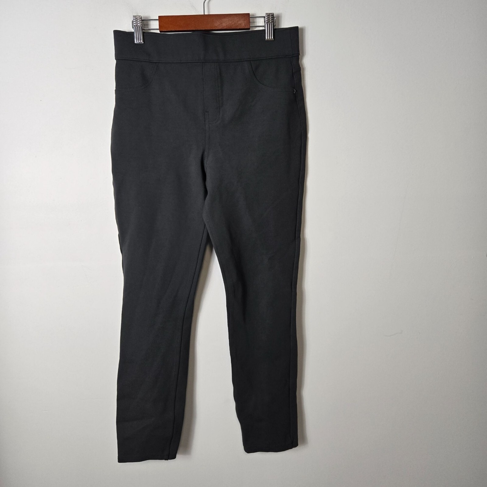 SPANX Size M The Perfect PontPant Ankle 4-Pocket Charcoal Gray Slimming Shapewea