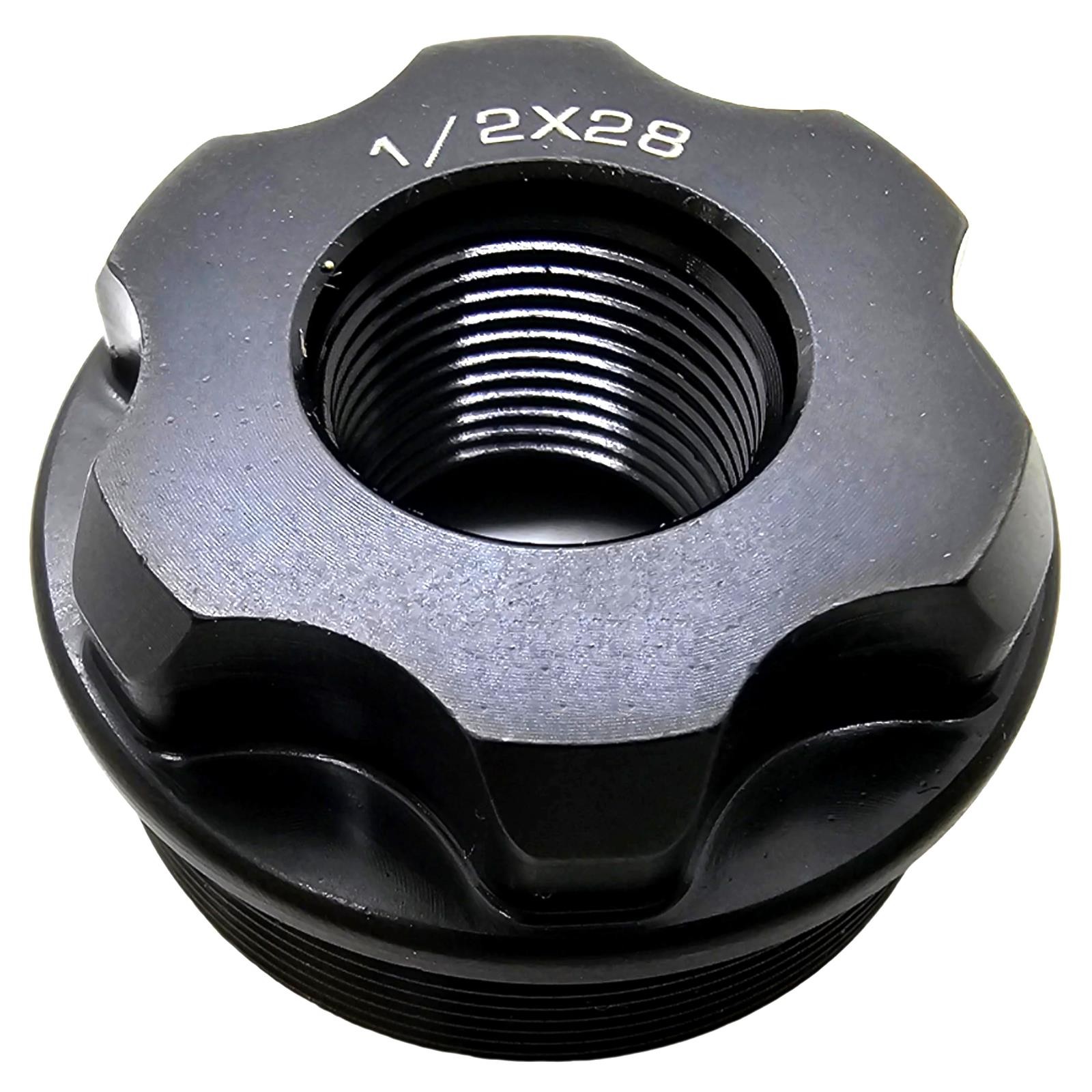 Fixed Adapter Mount - 1/2x28 Thread Pitch compatible with Obsidian 45/9 mm Fixed Adapter Mount - 1/2x28 Thread Pitch compatible with Obsidian 45/9 mm