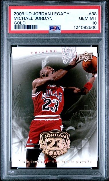 Michael Jordan PSA 10 Gold SP /30000 2009 Upper Deck UD Jordan Legacy #38 Bulls