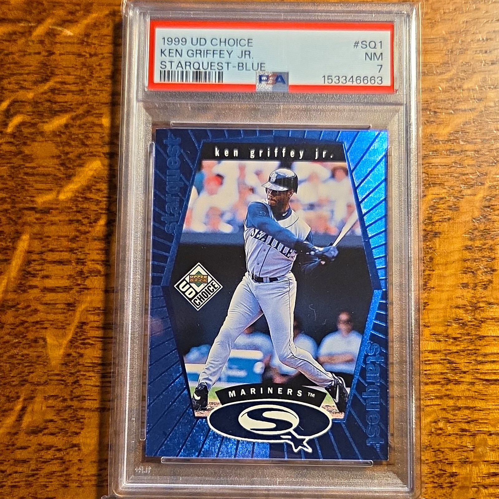 Upper Deck 1999 UD Choice Starquest Blue Ken Griffey Jr Seattle Mariners #SQ1