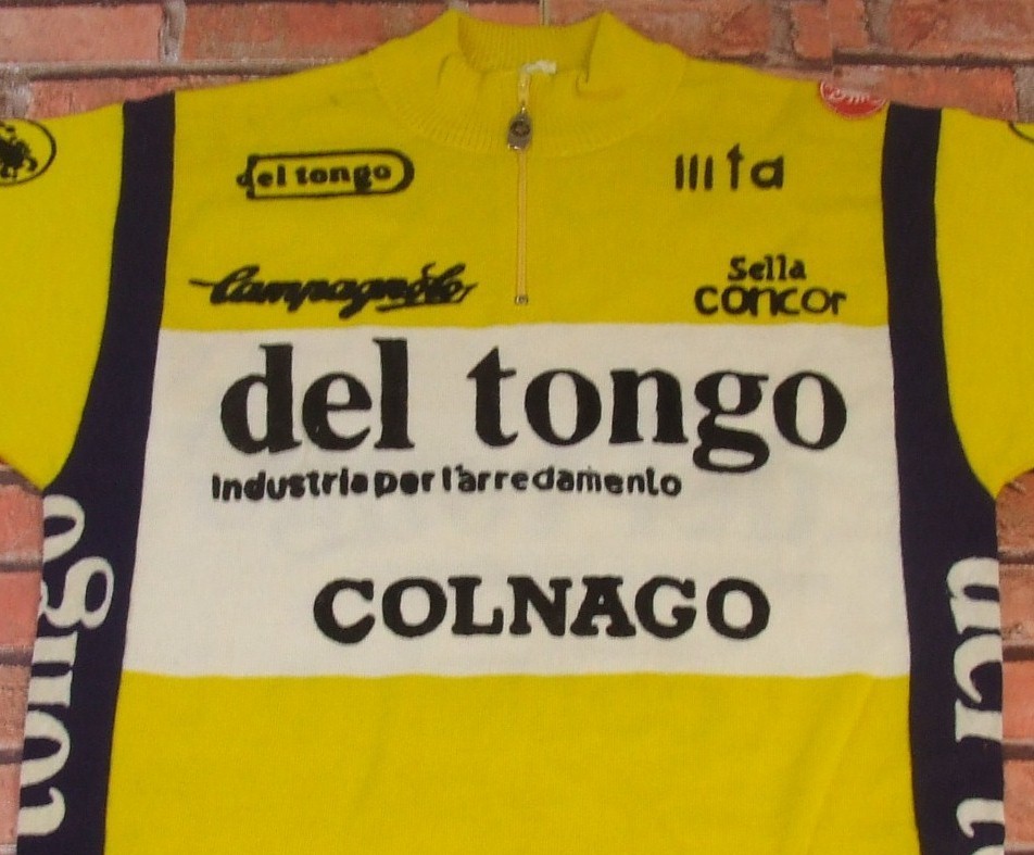 Colnago Eroica Vintage Cycling Shirt 70\'S 80% Wool