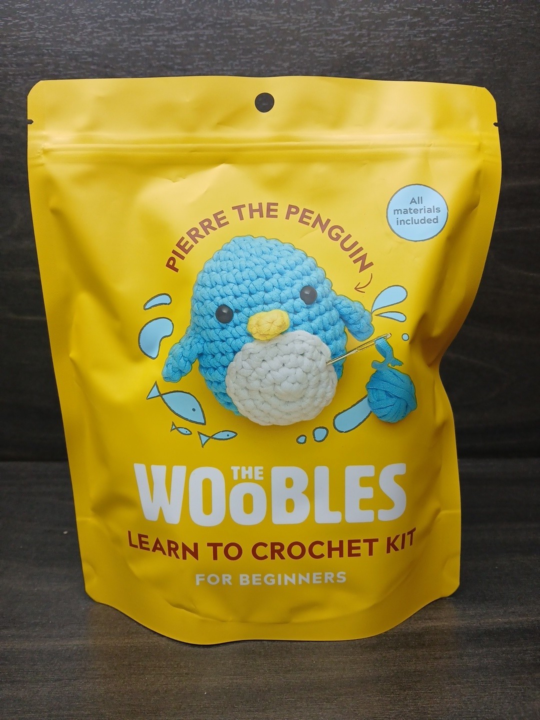 New Woobles Pierre the Blue Penguin Learn to Crochet Hobby Kit For Beginners New Woobles Pierre the Blue Penguin Learn to Crochet Hobby Kit For Beginners