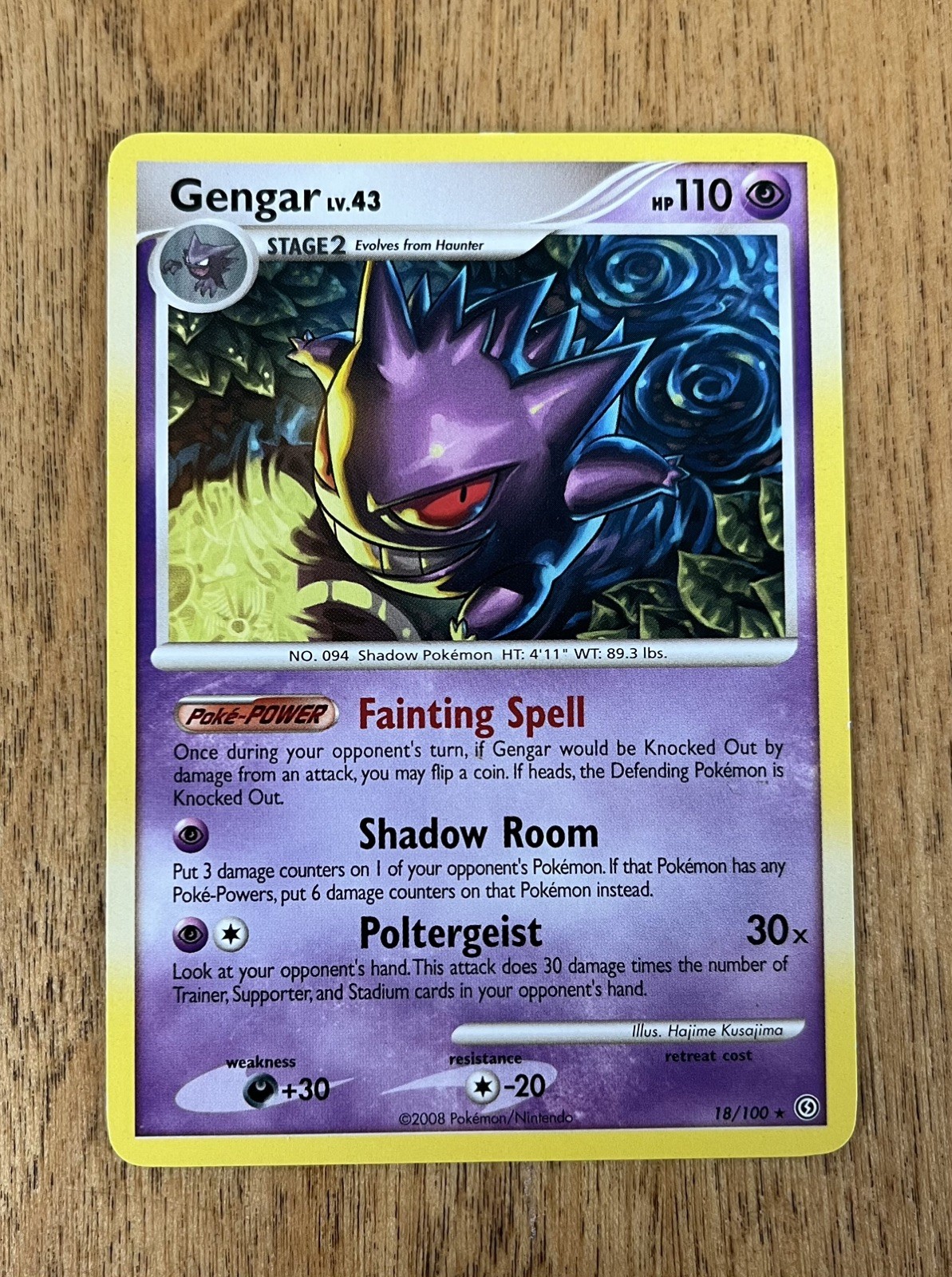 Gengar 18/100 Stormfront Regular