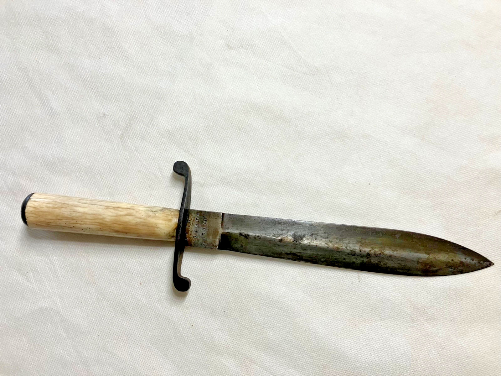 Rare Civil War Era Boyle Gamble 1861 Confederate Maker Knife No Sheath Rare Civil War Era Boyle Gamble 1861 Confederate Maker Knife No Sheath