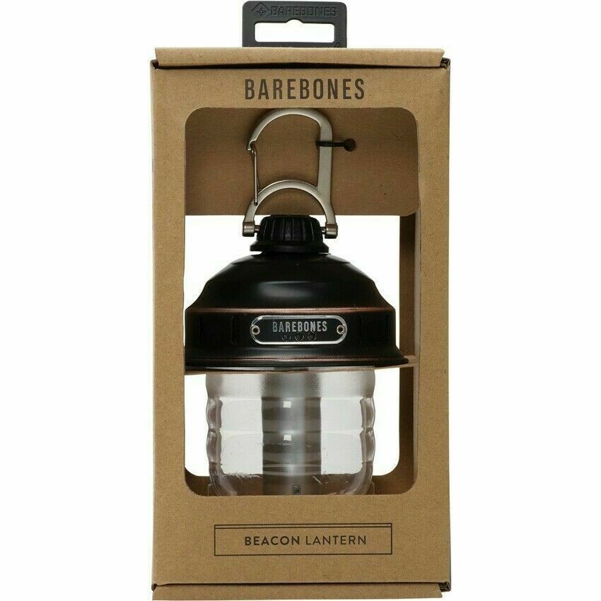 Barebones Living Beacon Lantern Hanging LED Light USB Outdoors Water-Resistant