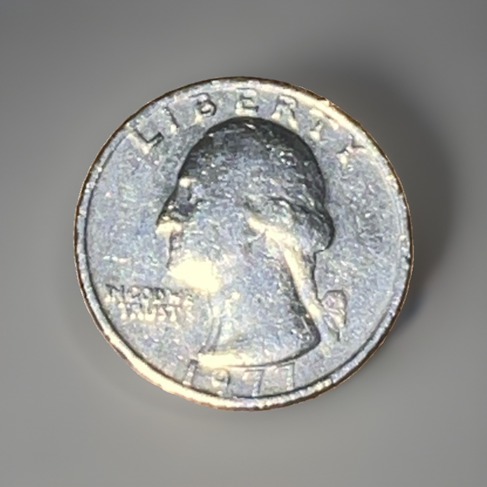 1977-D Washington Quarter Filled D Mint Mark Error Coin Rare