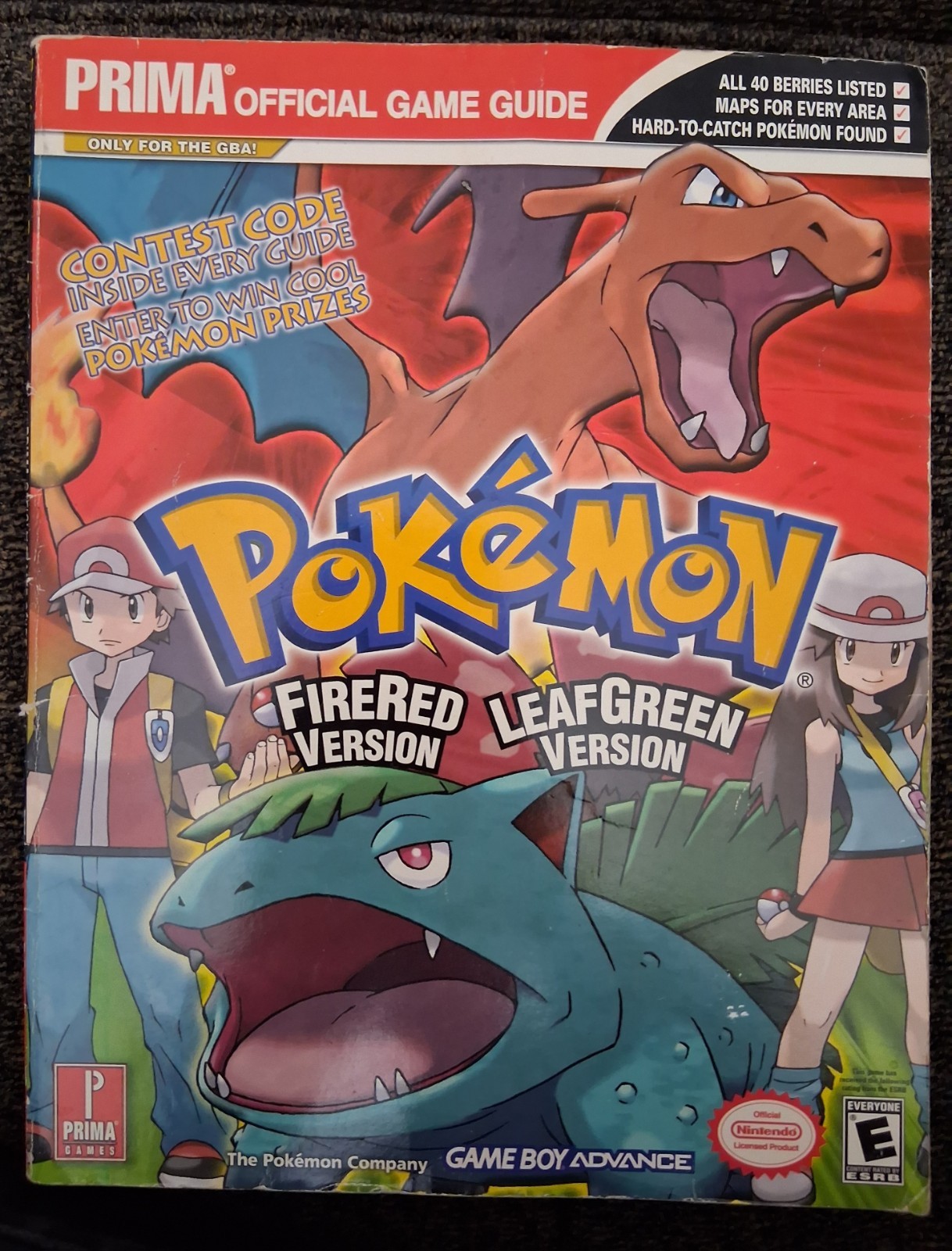 POKEMON LEAF GREEN AND FIRE RED PRIMA STRATEGY GUIDE BOOK - used
